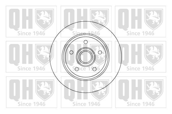 QUINTON HAZELL Тормозной диск BDC3568